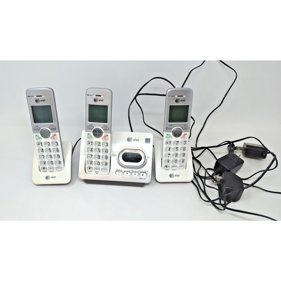 at&t | Other | Used Att Model El5233 Three Unit Set W Answering Machine ...